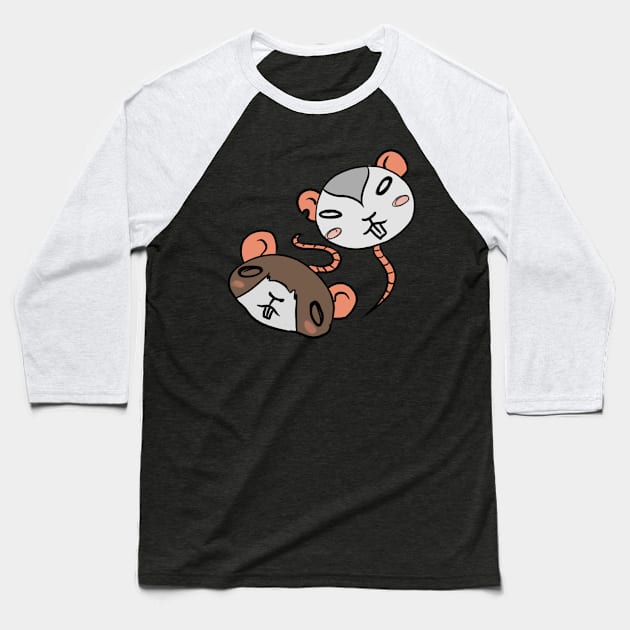 Lovely Mouse Baseball T-Shirt by LaPika